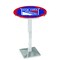 Holland Bar Stool Co 36" Chrome New York Rangers Pub Table L217C3628NYRang - alternate 1